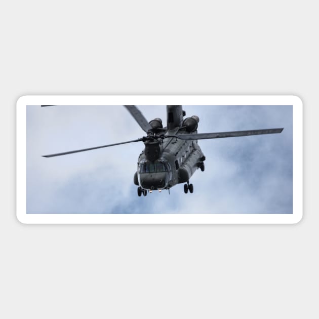 Chinook Helicopter Sticker by Nigdaw